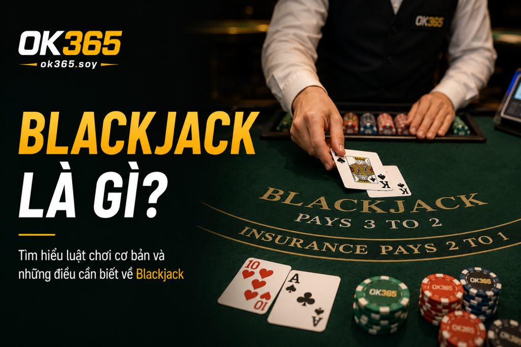 Blackjack là trò chơi bài nổi tiếng trong casino trực tuyến